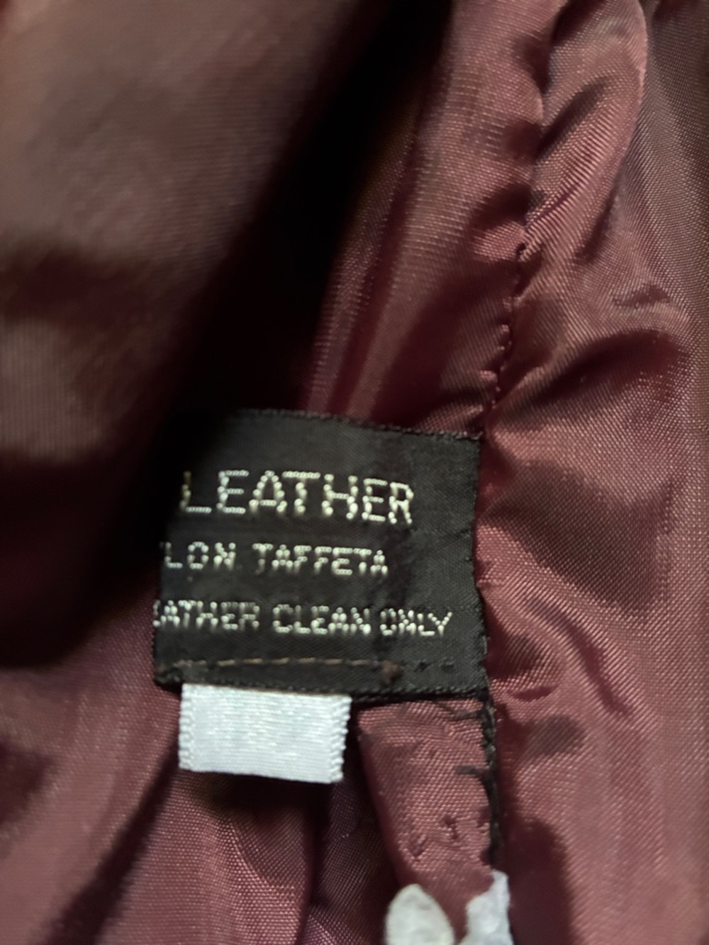 WINLIT Vintage Women's Burgundy Genuine Leather Bomber Jacket - Picture 6 of 6